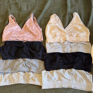 Nursing bra bundle of 8 (H&M mama/Amazon)